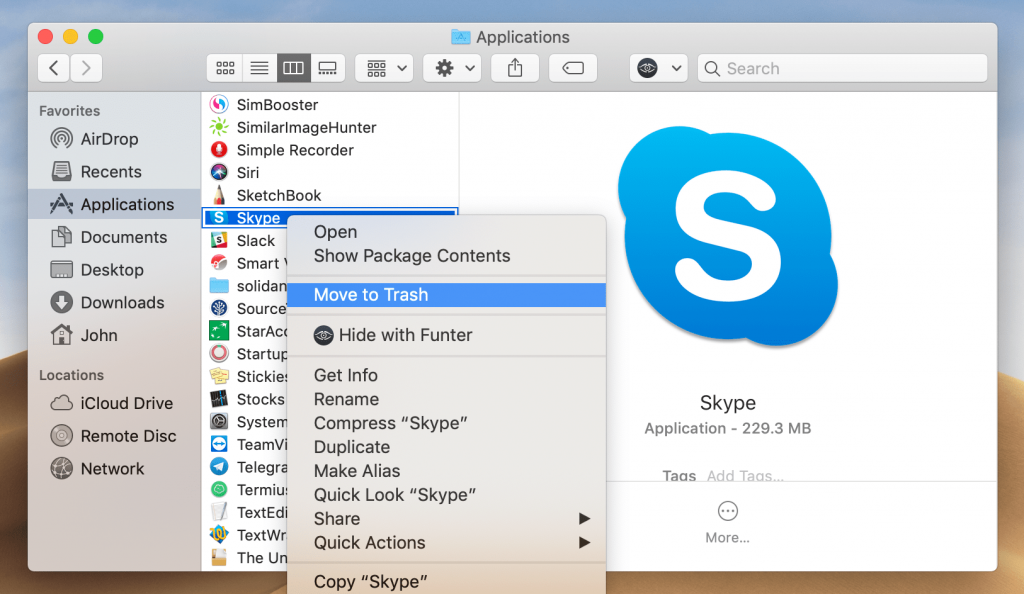 clear skype for business cache on mac